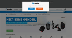 Desktop Screenshot of dustin.dk